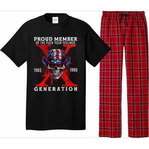 Front And Back X Generation Proud Member Of Your Feelings Pajama Set