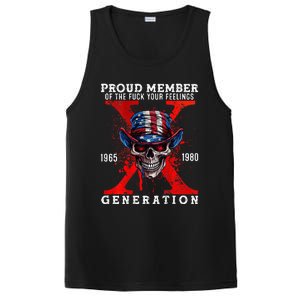 Front And Back X Generation Proud Member Of Your Feelings PosiCharge Competitor Tank