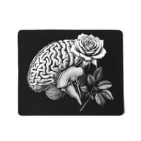 Floral Anatomical Brain Blooming Thoughts Mousepad