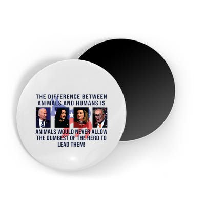 Funny Anti Biden Never Allow The Dumbest To Lead Democrats Magnet