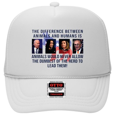 Funny Anti Biden Never Allow The Dumbest To Lead Democrats Trucker Hat