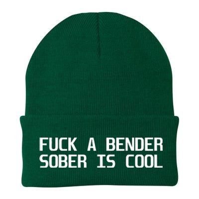 Fuck A Bender Sober Is Cool Dubstep Finest Knit Cap Winter Beanie