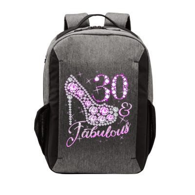 Fabulous & 30 Sparkly Shiny Heel 30th Birthday Vector Backpack