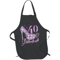 Fabulous & 40 Sparkly Shiny Heel 40th Birthday Apron