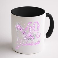 Fabulous & 40 Sparkly Shiny Heel 40th Birthday Mug