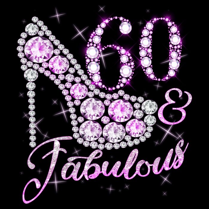 Fabulous & 60 Sparkly Shiny Heel 60th Birthday Mousepad