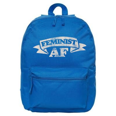 Feminist Af Cute Gift Proud Feminism Gift Feminists 16 in Basic Backpack