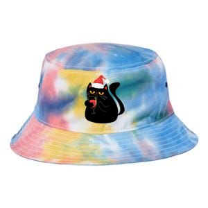 Funny Anti Christmas Drinking Grumpy Cat Flipping Bird Tie Dye Newport Bucket Hat