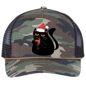 Funny Anti Christmas Drinking Grumpy Cat Flipping Bird Retro Rope Trucker Hat Cap