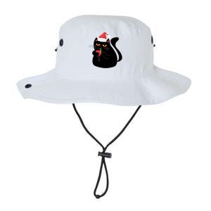 Funny Anti Christmas Drinking Grumpy Cat Flipping Bird Legacy Cool Fit Booney Bucket Hat