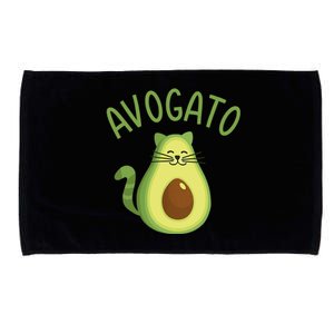 Funny Avogato Cat For Avocado Lover And Cinco De Mayo Microfiber Hand Towel