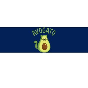 Funny Avogato Cat For Avocado Lover And Cinco De Mayo Bumper Sticker