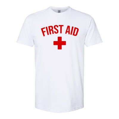 First Aid Cross Cool Medic Emergency Staff Uniform Gift Softstyle CVC T-Shirt