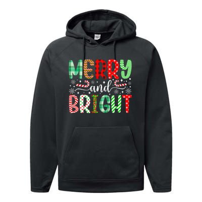 Festive and Cheerful Christmas Decorations Performance Fleece Hoodie