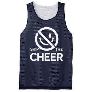 Funny Anti Christmas Grumpy Christmas Skip The Cheer Mesh Reversible Basketball Jersey Tank