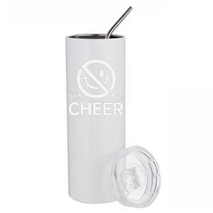 Funny Anti Christmas Grumpy Christmas Skip The Cheer Stainless Steel Tumbler