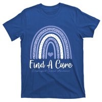 Find A Cure Esophageal Cancer Awareness Day Rainbow Warrior Gift T-Shirt