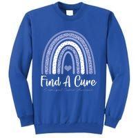 Find A Cure Esophageal Cancer Awareness Day Rainbow Warrior Gift Tall Sweatshirt