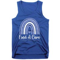 Find A Cure Esophageal Cancer Awareness Day Rainbow Warrior Gift Tank Top