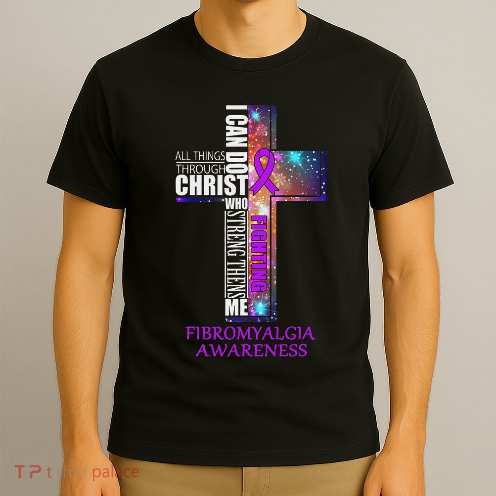 Fibromyalgia Awareness Christmas Gif T-Shirt