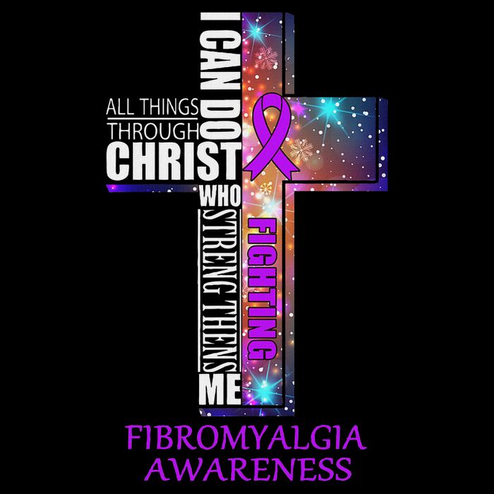 Fibromyalgia Awareness Christmas Gif Womens Tank Top