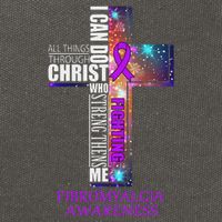 Fibromyalgia Awareness Christmas Gif Cotton Canvas Backpack