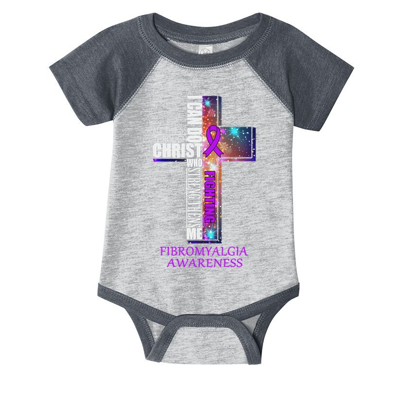 Fibromyalgia Awareness Christmas Gif Infant Baby Jersey Bodysuit