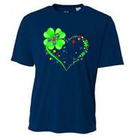 Funny Autism Clover Autism Mom Boy St Patrick's Day Cooling Performance Crew T-Shirt