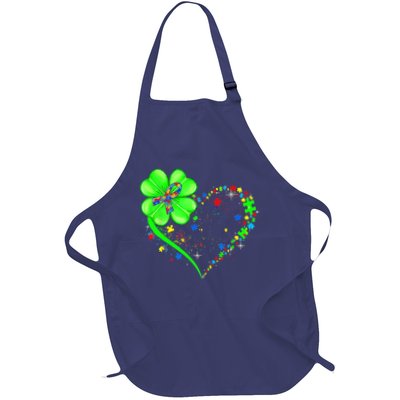 Funny Autism Clover Autism Mom Boy St Patrick's Day Apron