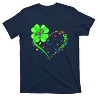 Funny Autism Clover Autism Mom Boy St Patrick's Day T-Shirt