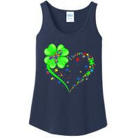 Funny Autism Clover Autism Mom Boy St Patrick's Day Ladies Essential Tank