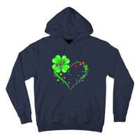 Funny Autism Clover Autism Mom Boy St Patrick's Day Tall Hoodie