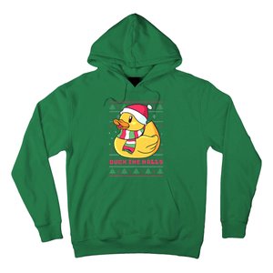 Funny and Cute Duck Puns Merry Christmas Duck The Halls Hoodie