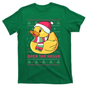 Funny and Cute Duck Puns Merry Christmas Duck The Halls T-Shirt