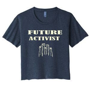 Future Activist Civil Rights For All Equality Women's Crop Top Tee