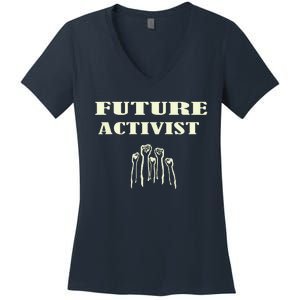 Future Activist Civil Rights For All Equality Women's V-Neck T-Shirt