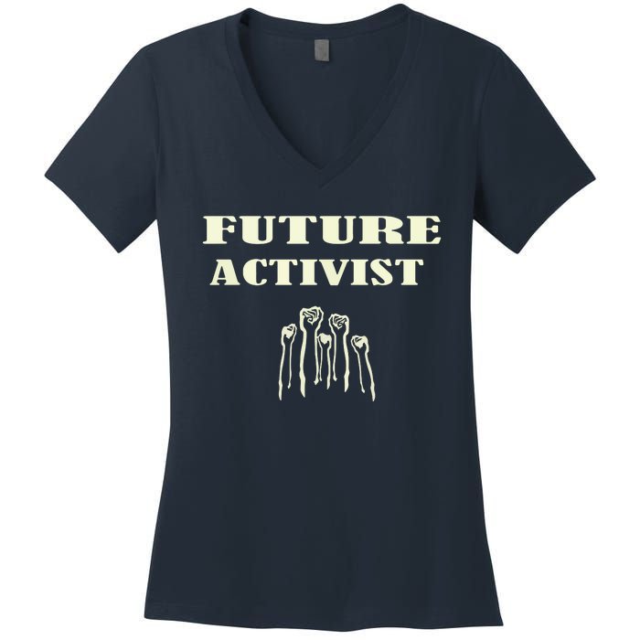 Future Activist Civil Rights For All Equality Women's V-Neck T-Shirt