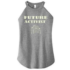 Future Activist Civil Rights For All Equality Women's Perfect Tri Rocker Tank