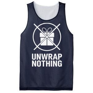 Funny Anti Christmas Unwrap Nothing Mesh Reversible Basketball Jersey Tank