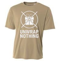 Funny Anti Christmas Unwrap Nothing Cooling Performance Crew T-Shirt