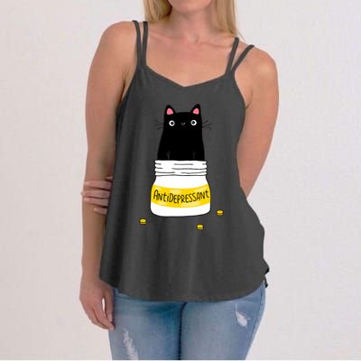 Fur Antidepressant Cat Women's Strappy Tank