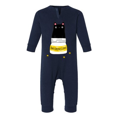 Fur Antidepressant Cat Infant Fleece One Piece