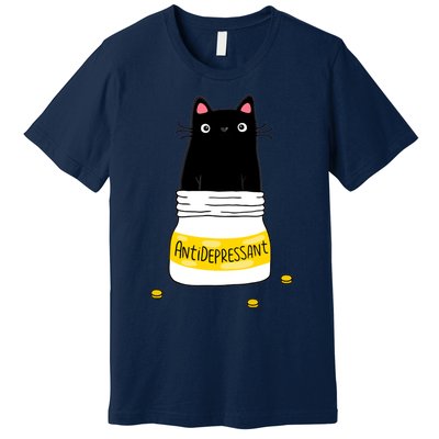 Fur Antidepressant Cat Premium T-Shirt