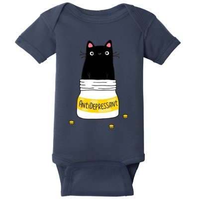 Fur Antidepressant Cat Baby Bodysuit