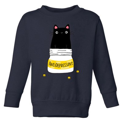 Fur Antidepressant Cat Toddler Sweatshirt