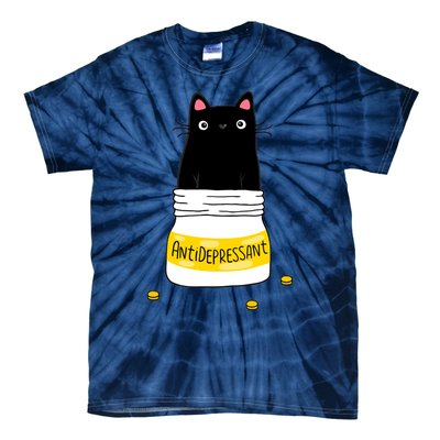 Fur Antidepressant Cat Tie-Dye T-Shirt