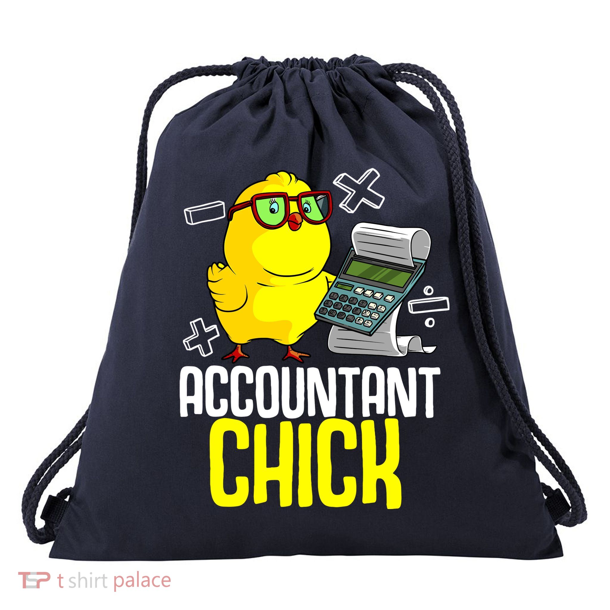 Funny Accountant Chick Gift For Cpa Bookkeeper Auditor Wo Drawstring Bag