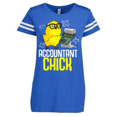 Funny Accountant Chick Gift For Cpa Bookkeeper Auditor Wo Enza Ladies Jersey Football T-Shirt