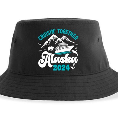 Funny Alaskan Cruise 2024 Gift Sustainable Bucket Hat