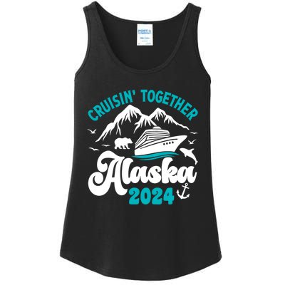 Funny Alaskan Cruise 2024 Gift Ladies Essential Tank